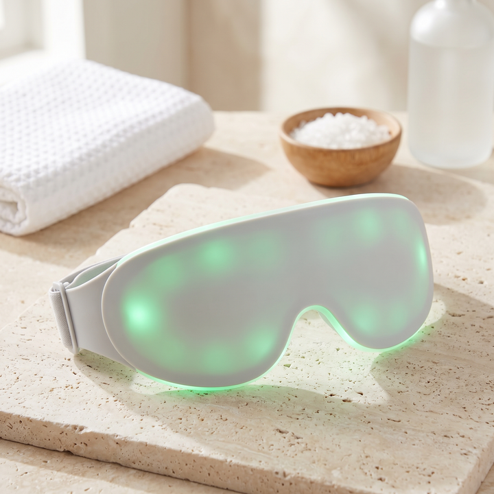 Professional LED Eye Therapy Device Silicone Light Therapy Mask 7 Color Anti Wrinkle Dark Circle Fine Line Reduction Skin Care Tool for Home Use