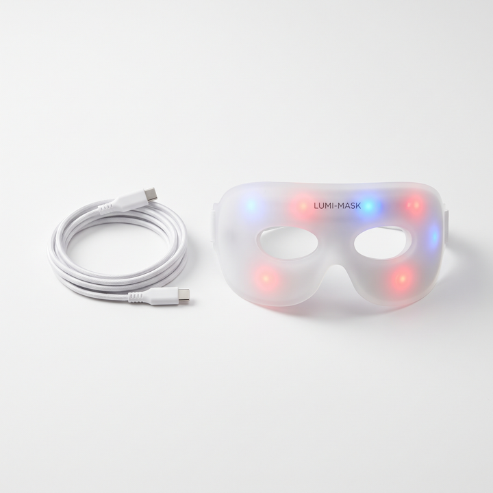 Professional LED Eye Therapy Device Silicone Light Therapy Mask 7 Color Anti Wrinkle Dark Circle Fine Line Reduction Skin Care Tool for Home Use