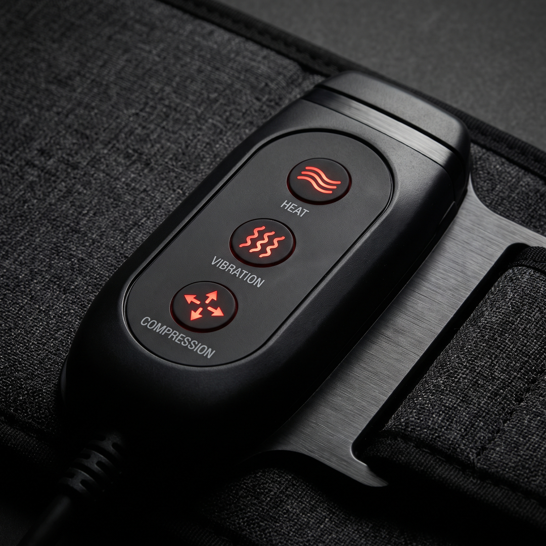 Waist Massager Belt control panel detail shot