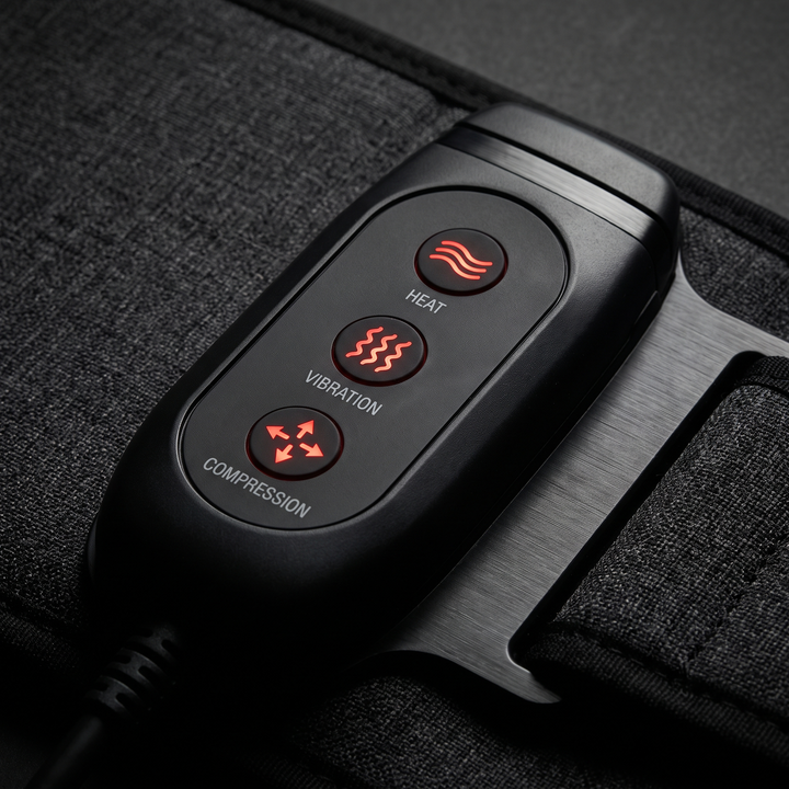 Waist Massager Belt control panel detail shot