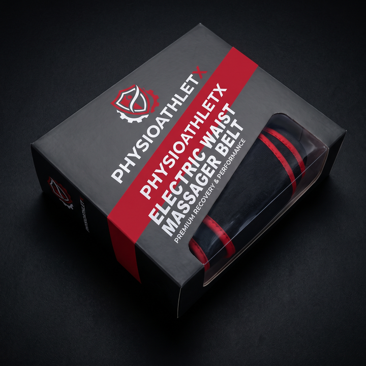 PHYSIOATHLETX Electric Waist Massager Belt retail packaging box
