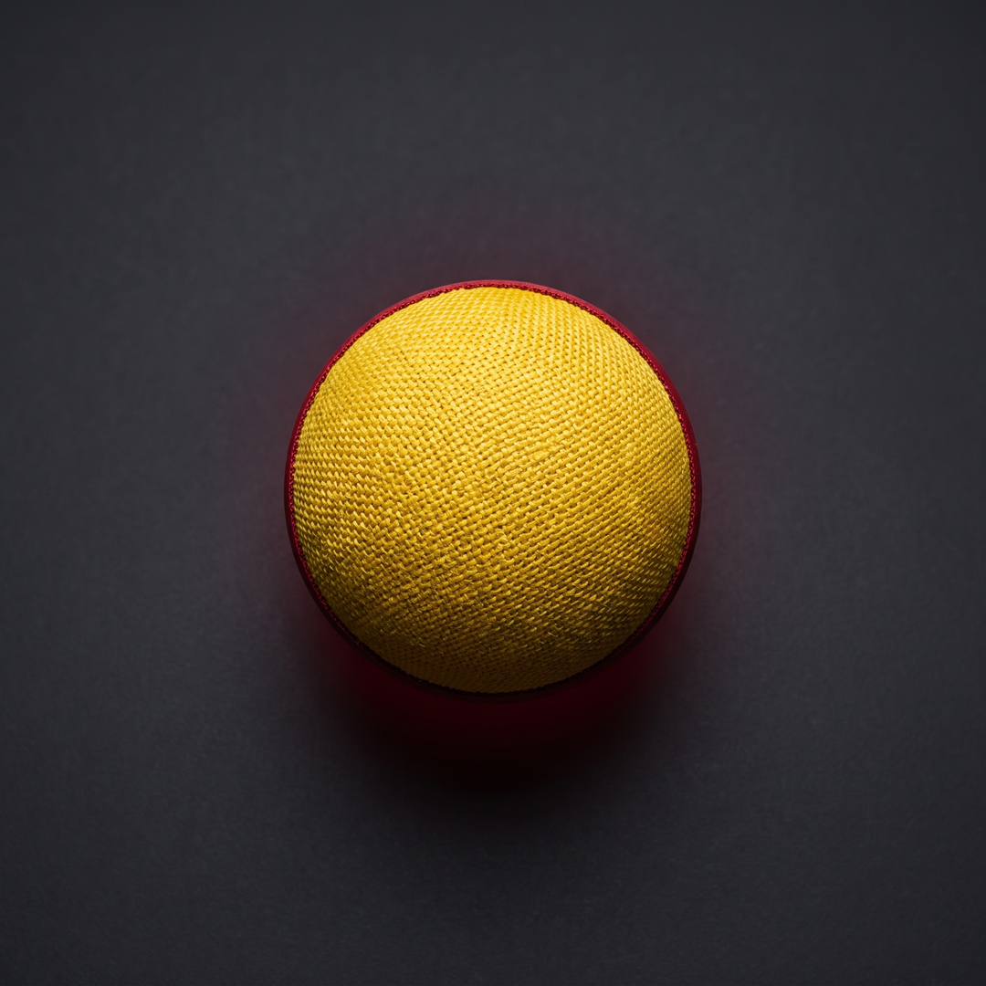 Hand Grip Strengthener Ball for Finger and Hand Strength Training - Yellow Cloth-Wrapped Grip Ball Hero Shot