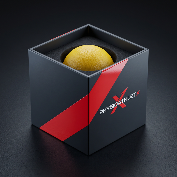 Hand Grip Strengthener Ball for Finger and Hand Strength Training - PHYSIOATHLETX Packaging