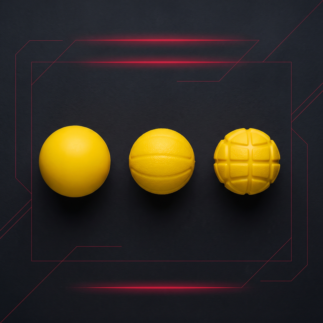 Hand Grip Strengthener Ball for Finger and Hand Strength Training - Resistance Level Comparison
