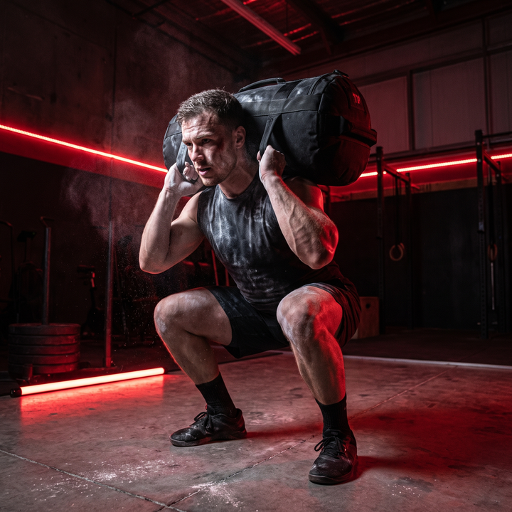 Heavy-Duty Training Sandbag Power Bag Weightlifting Strength Workout Bag Adjustable Load Fitness Sandbag for Home Gym Functional Training Core Conditioning - 5KG-30KG Adjustable Load Range