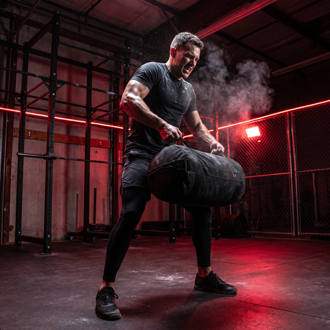 Heavy-Duty Training Sandbag Power Bag Weightlifting Strength Workout Bag Adjustable Load Fitness Sandbag for Home Gym Functional Training Core Conditioning - 5KG-30KG Adjustable Load Range