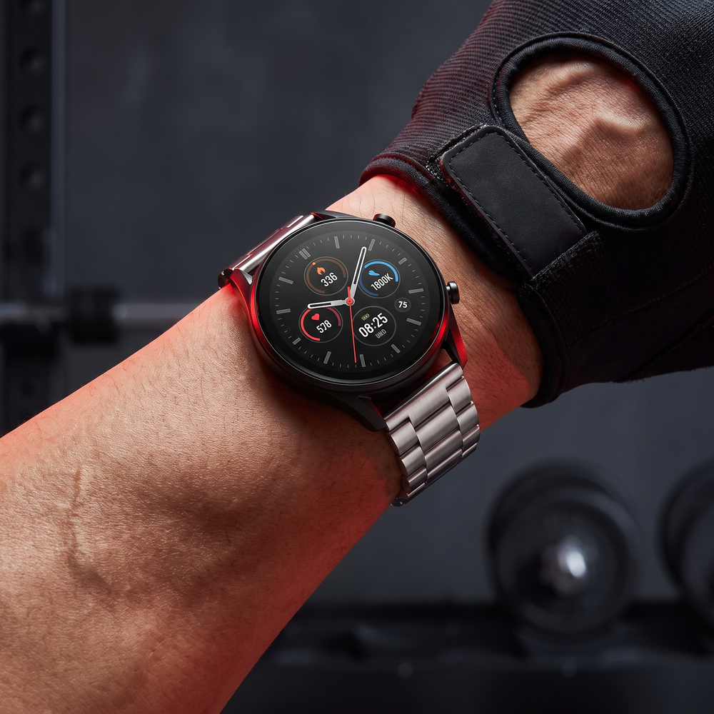 Professional Men's Smartwatch with Bluetooth Call 1.52 Inch HD Display Health Tracker Voice Assistant Sports Smart Watch for Fitness Daily Use - Silver Steel Bracelet