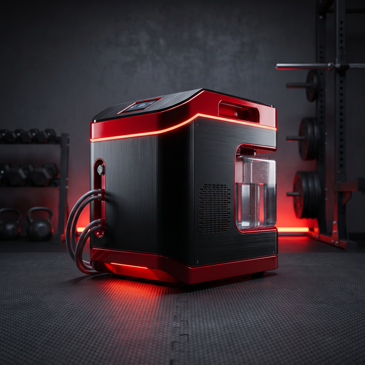 Hot and Cold Compression Recovery Machine - Angled View