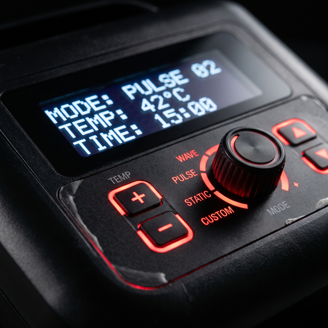 Hot and Cold Compression Recovery Machine Control Panel