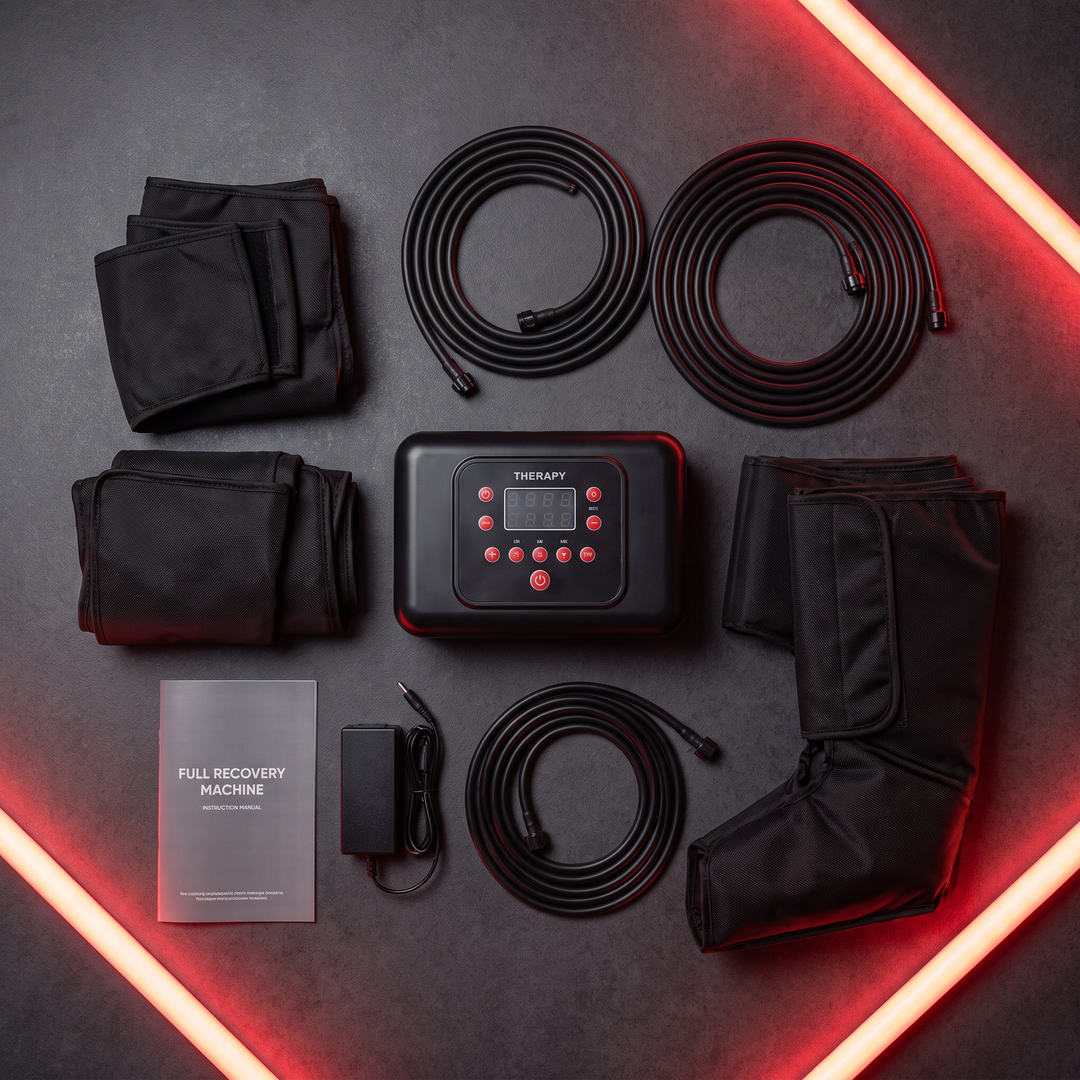 Hot and Cold Compression Recovery Machine Package Contents