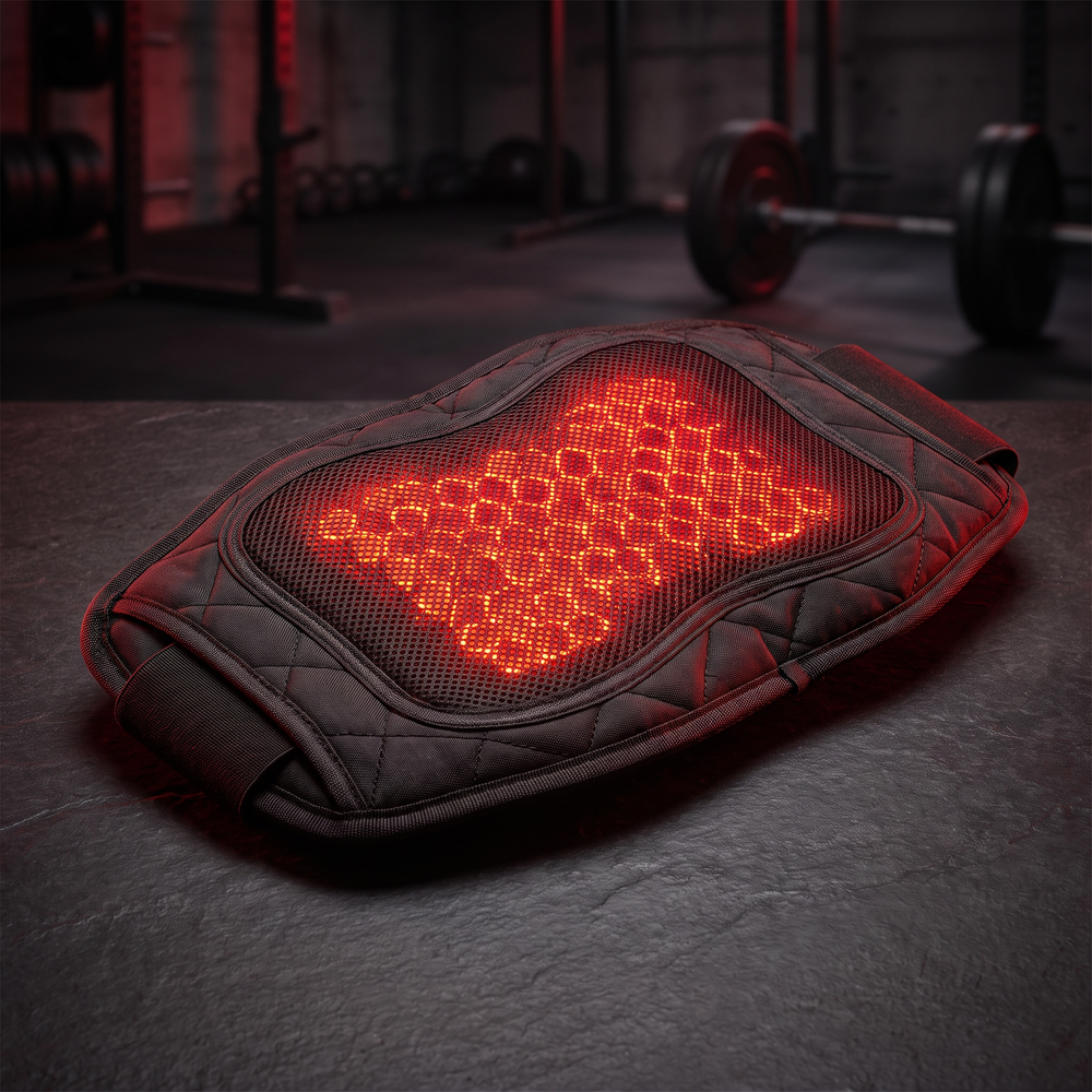 Red Light Therapy Heating Pad for Muscle Warmth and Recovery - Front View