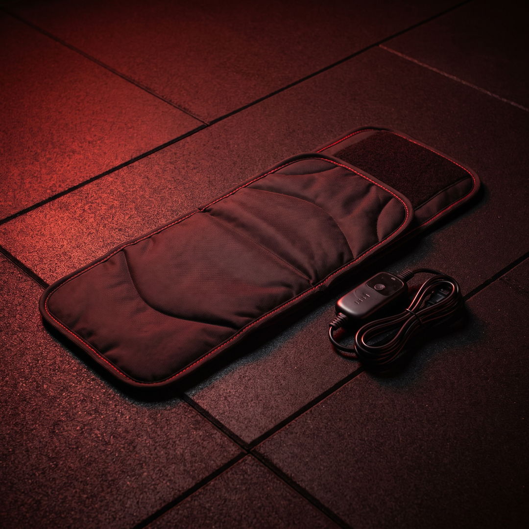 Red Light Therapy Heating Pad for Muscle Warmth and Recovery - Angled View