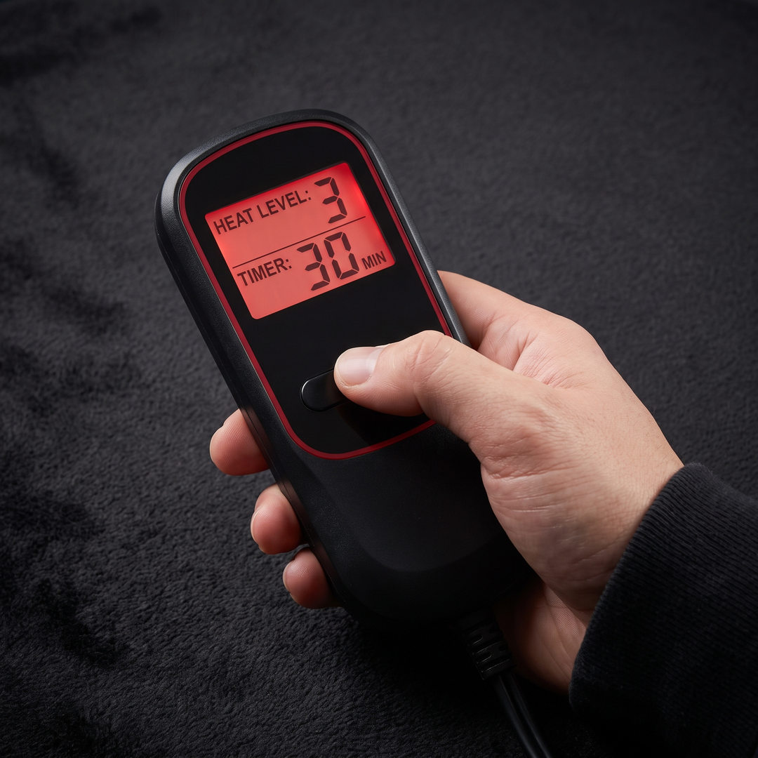 Red Light Therapy Heating Pad Control Unit for Muscle Warmth and Recovery