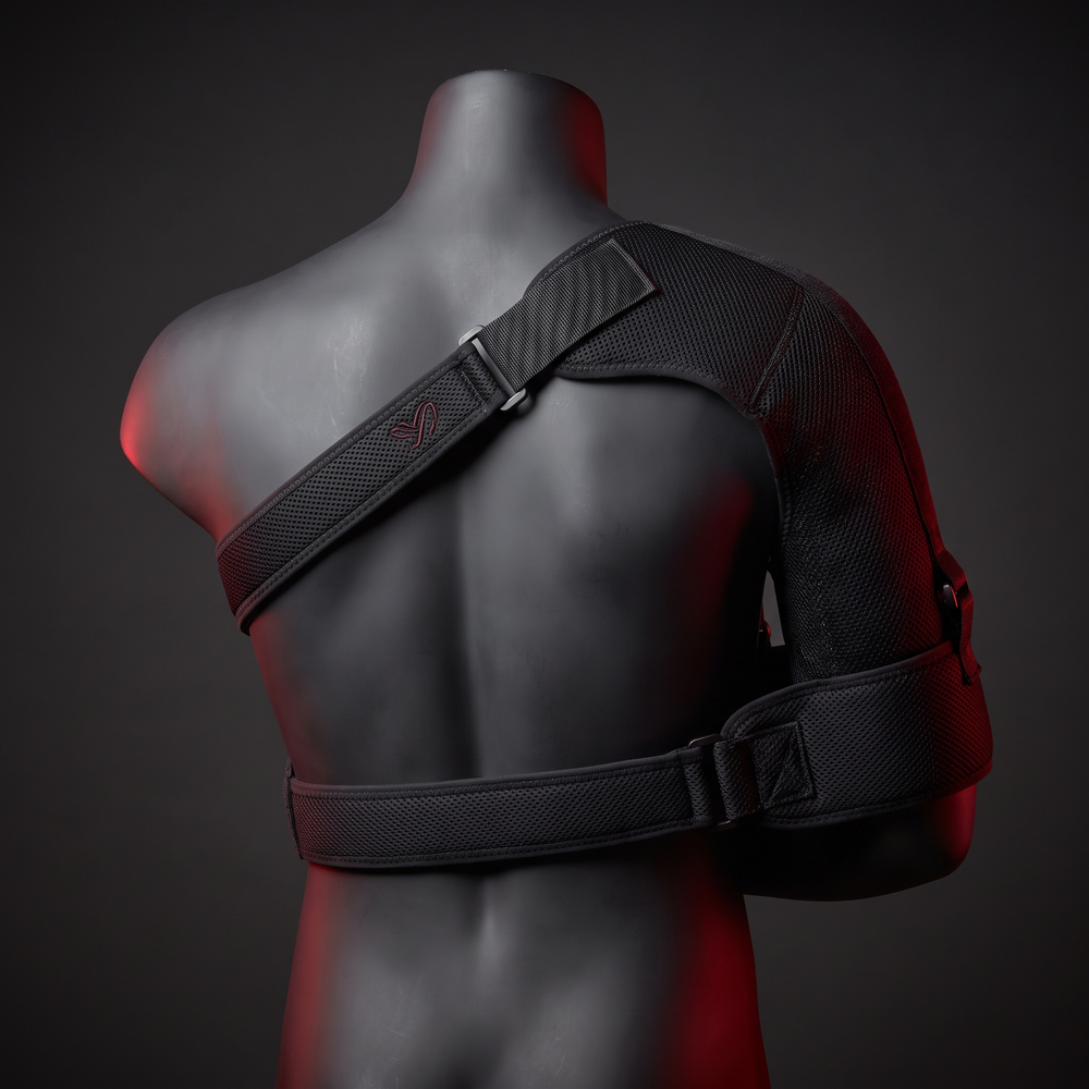 Adjustable Shoulder Support Sling and Arm Brace - Back View
