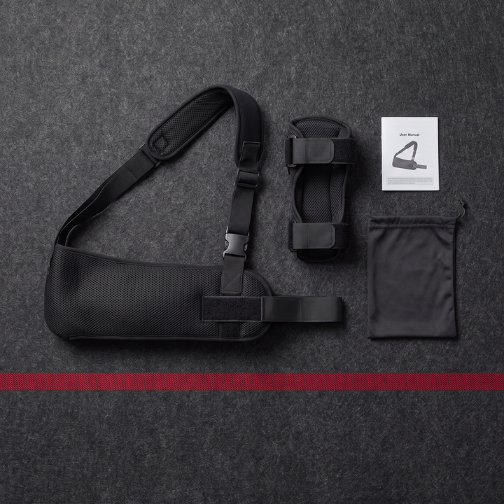 Adjustable Shoulder Support Sling and Arm Brace - Flat Lay