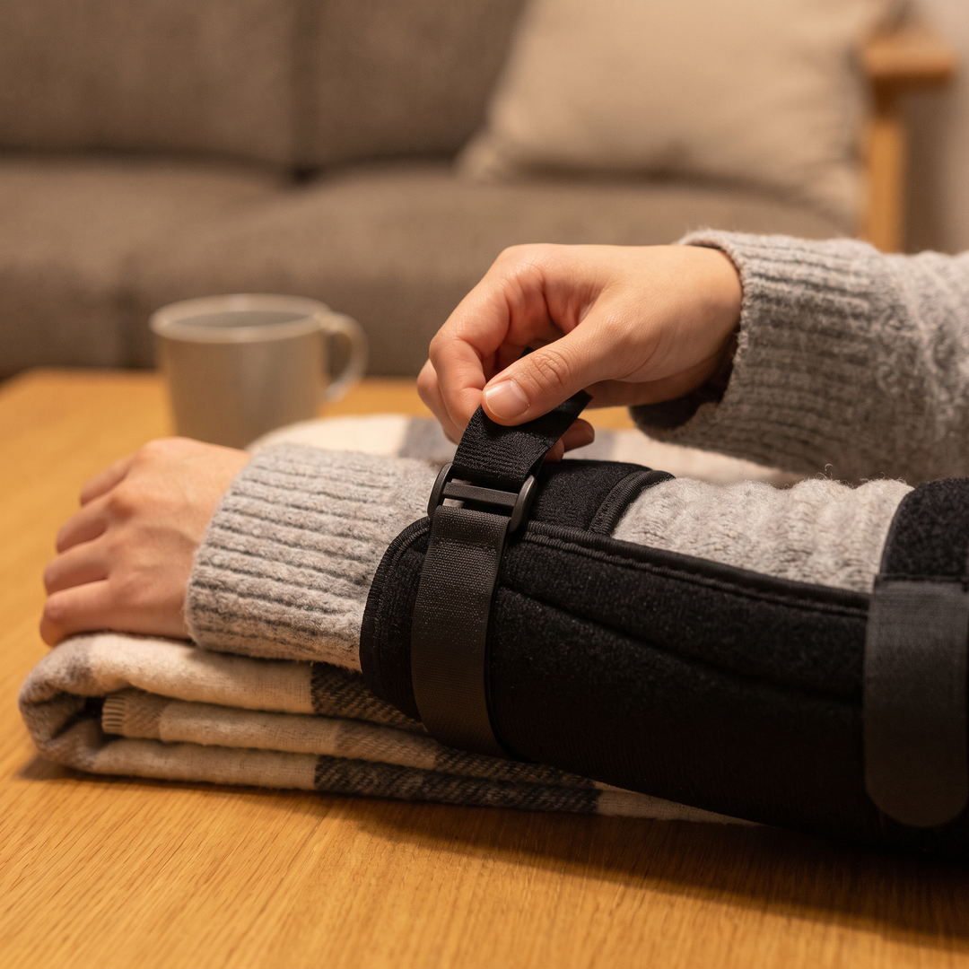 Adjusting the Shoulder Strap Buckle - Shoulder Support Sling