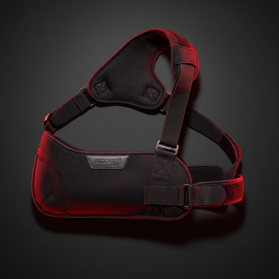 Adjustable Shoulder Support Sling and Arm Brace - Overhead View