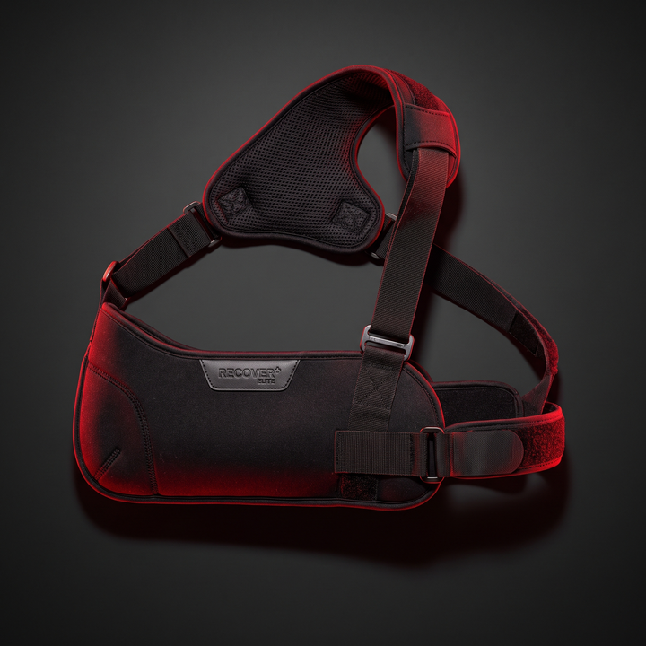 Adjustable Shoulder Support Sling and Arm Brace - Overhead View