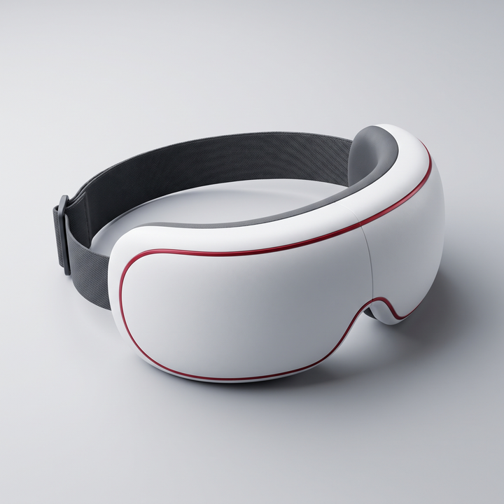 Professional Eye Massager Visual Display Heated Vibration Massage Device with Music Bluetooth for Eye Strain Relief Relaxation Home Use