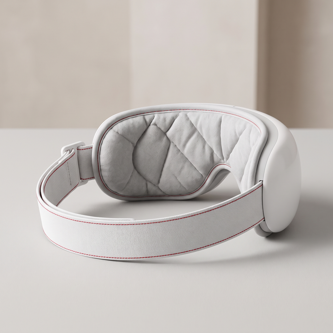 Professional Eye Massager Visual Display Heated Vibration Massage Device with Music Bluetooth for Eye Strain Relief Relaxation Home Use