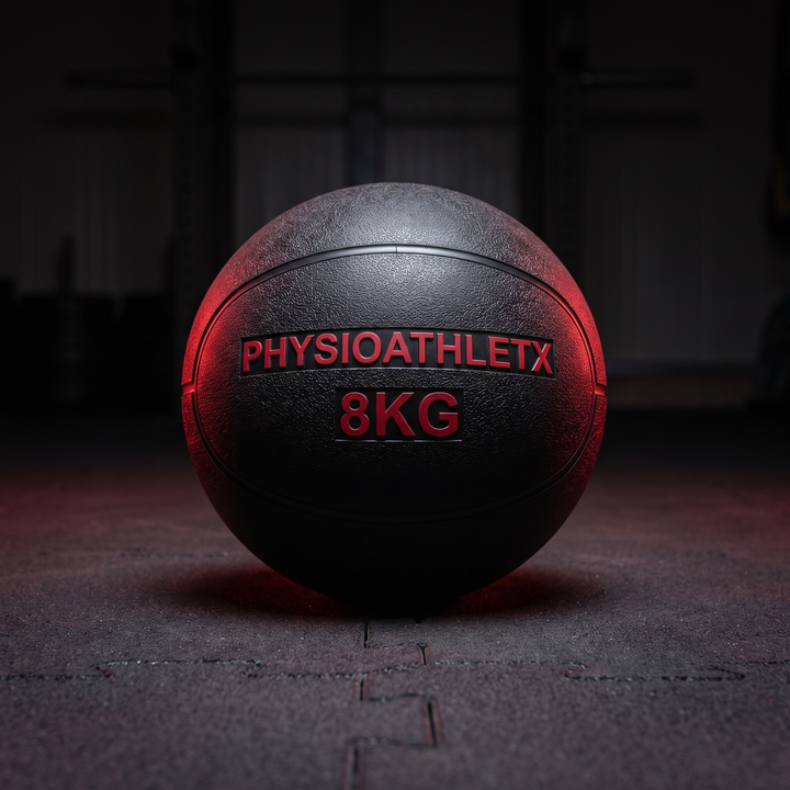 Professional Wall Ball Medicine Ball Weighted Fitness Ball Strength Training Slam Ball Home Gym Workout Ball for Core Conditioning Functional Training Exercise - 8KG