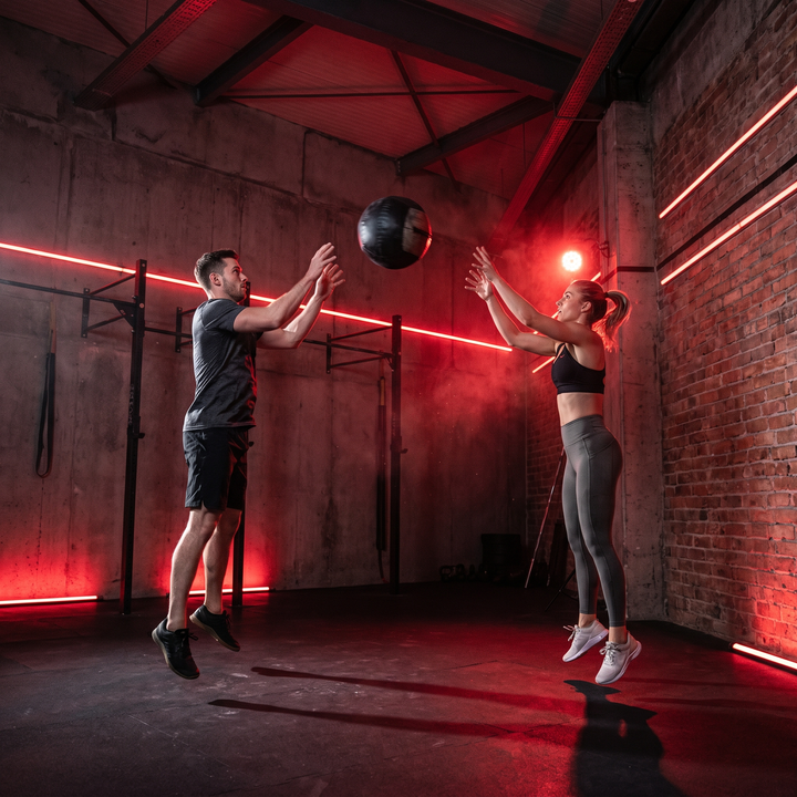 Professional Wall Ball Medicine Ball Weighted Fitness Ball Strength Training Slam Ball Home Gym Workout Ball for Core Conditioning Functional Training Exercise - All Weights (3KG-9KG)