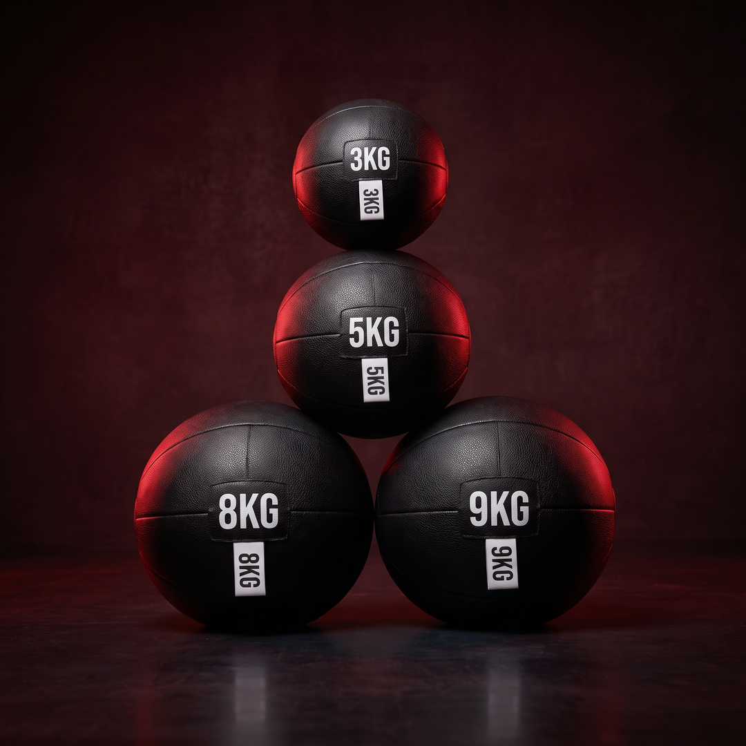 Professional Wall Ball Medicine Ball Weighted Fitness Ball Strength Training Slam Ball Home Gym Workout Ball for Core Conditioning Functional Training Exercise - 3KG-9KG Weight Comparison