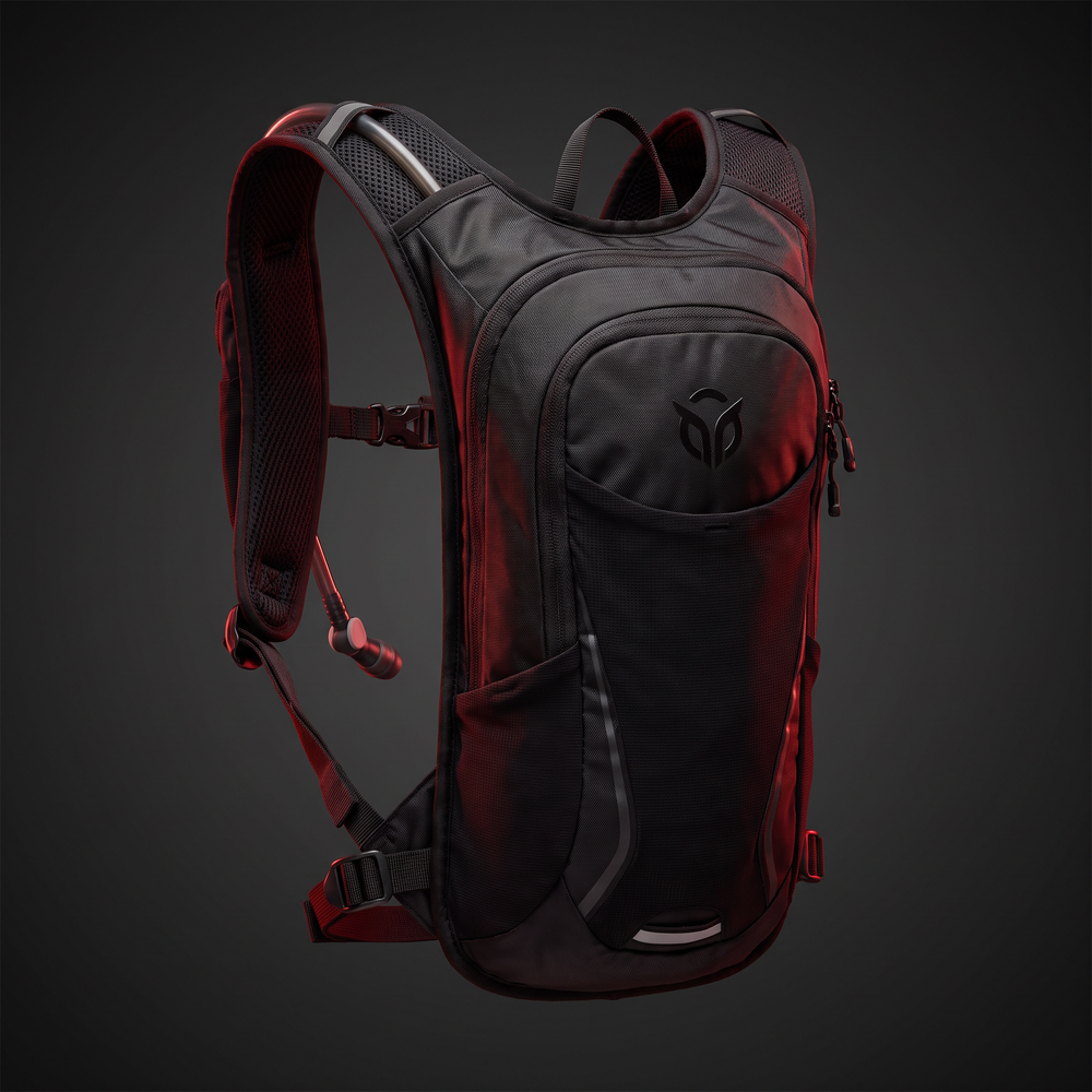 Lightweight Hydration Backpack Running Cycling Walking Kayaking Ergonomic Water Pack Outdoor Sports Backpack with Hydration Bladder Holder - Black