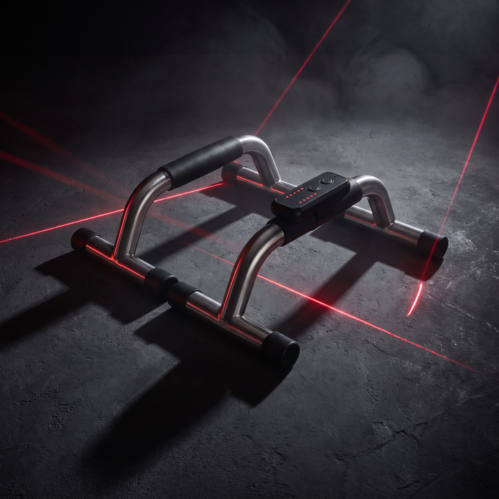 Professional Push Up Stands Stainless Steel EMS Muscle Stimulator Push Up Bars with Body Massager Function Home Gym Strength Training Fitness Equipment