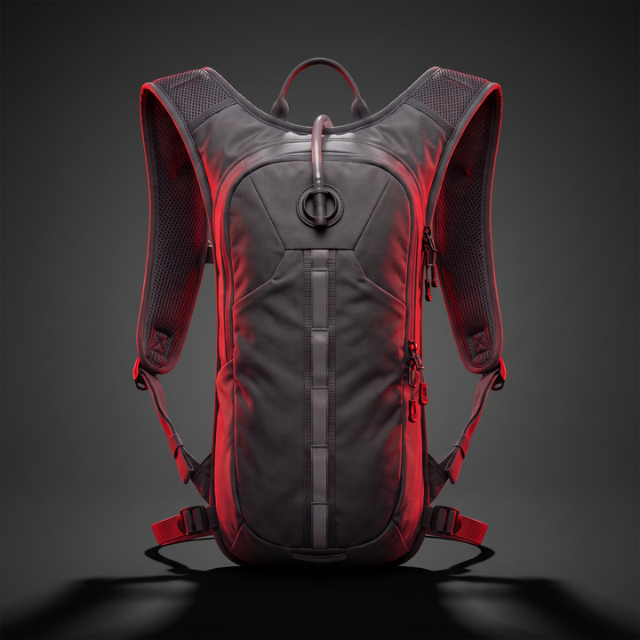 Lightweight Hydration Backpack Running Cycling Walking Kayaking Ergonomic Water Pack Outdoor Sports Backpack with Hydration Bladder Holder - Grey