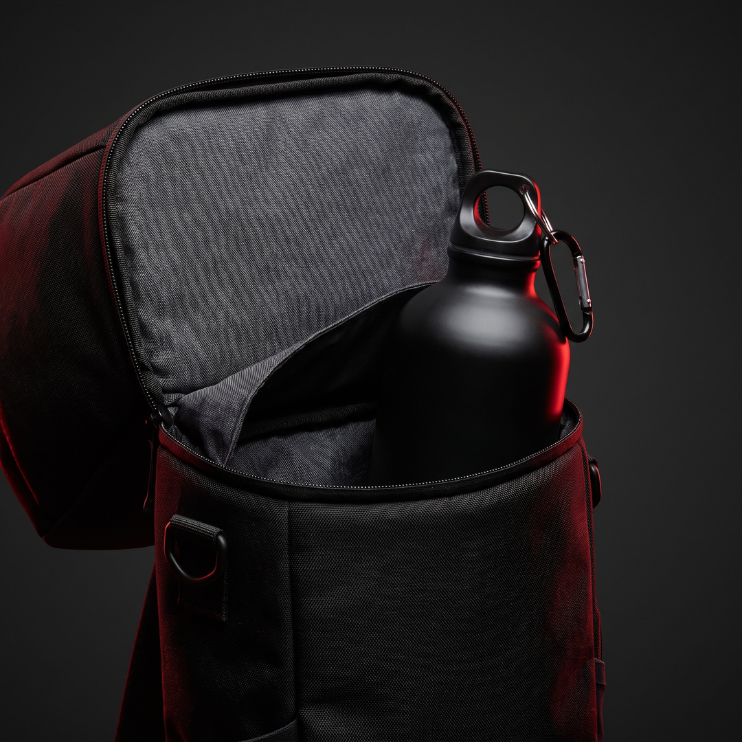 Magnetic Water Bottle Bag Large Capacity Portable Cup Holder with Strong Magnet for Gym Outdoor Sports Camping Fitness Training