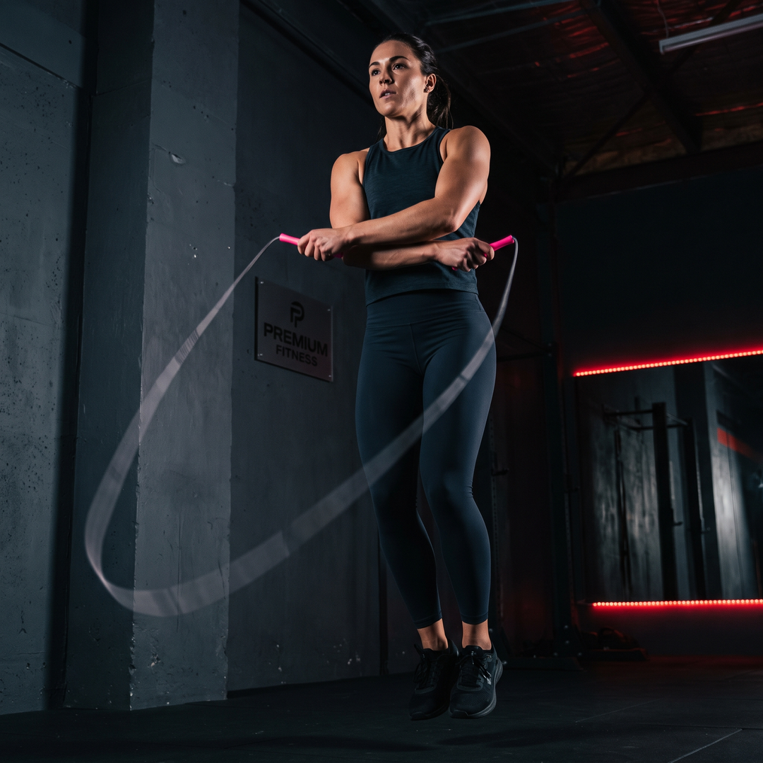Adjustable Cordless Jump Rope with Counter Skipping Rope for Women Fitness Indoor Outdoor Training Exercise Weighted Ball Jump Rope Home Workout - Lifestyle Cardio Workout Long Rope Pink