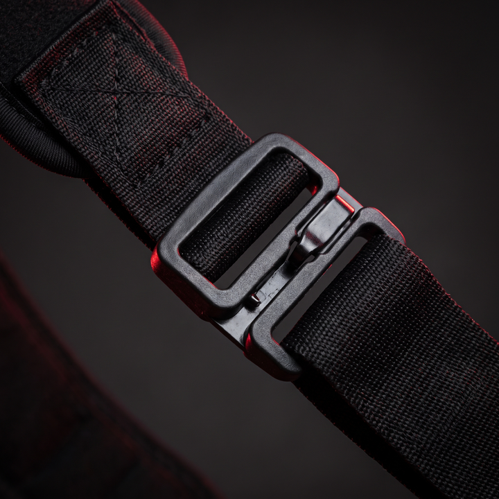 Adjustable Posture Corrector Belt Breathable Back Support Brace Shoulder Neck Alignment Strap for Men Women Home Office Daily Use Posture Training - Black Buckle Detail