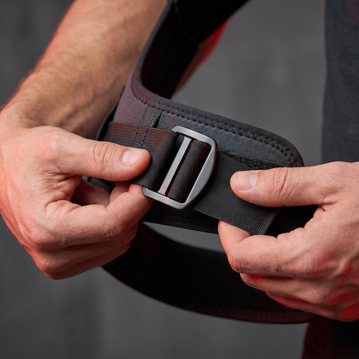 Adjustable Posture Corrector Belt Breathable Back Support Brace Shoulder Neck Alignment Strap for Men Women Home Office Daily Use Posture Training - Black Buckle Adjustment