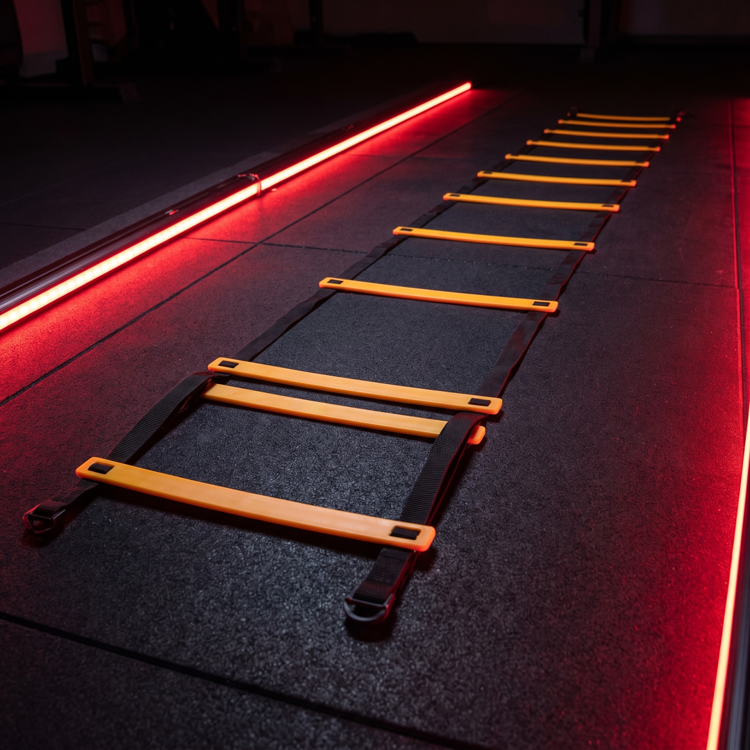 Professional Agility Ladder Speed Training Ladder Nylon Strap Footwork Drill Ladder for Football Sports Flexibility Coordination Home Gym Fitness Training Equipment