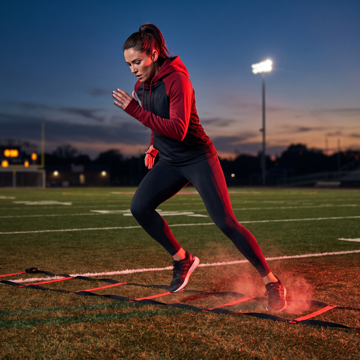 Professional Agility Ladder Speed Training Ladder Nylon Strap Footwork Drill Ladder for Football Sports Flexibility Coordination Home Gym Fitness Training Equipment