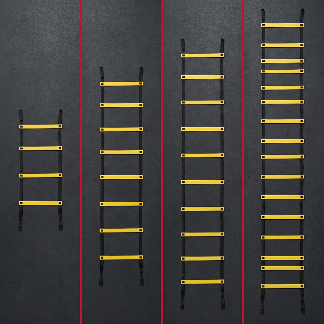 Professional Agility Ladder Speed Training Ladder Nylon Strap Footwork Drill Ladder for Football Sports Flexibility Coordination Home Gym Fitness Training Equipment