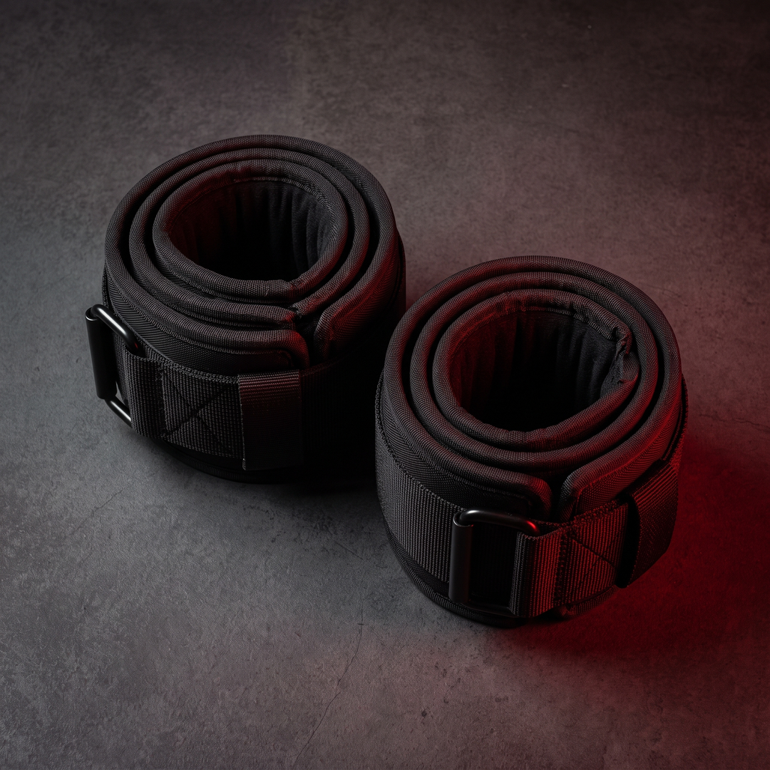 Adjustable Hip Thrust Belt Glute Trainer for Dumbbells Barbell Home Gym Strength Training Men Women Padded Workout Belt - 2pcs Bundle Rolled