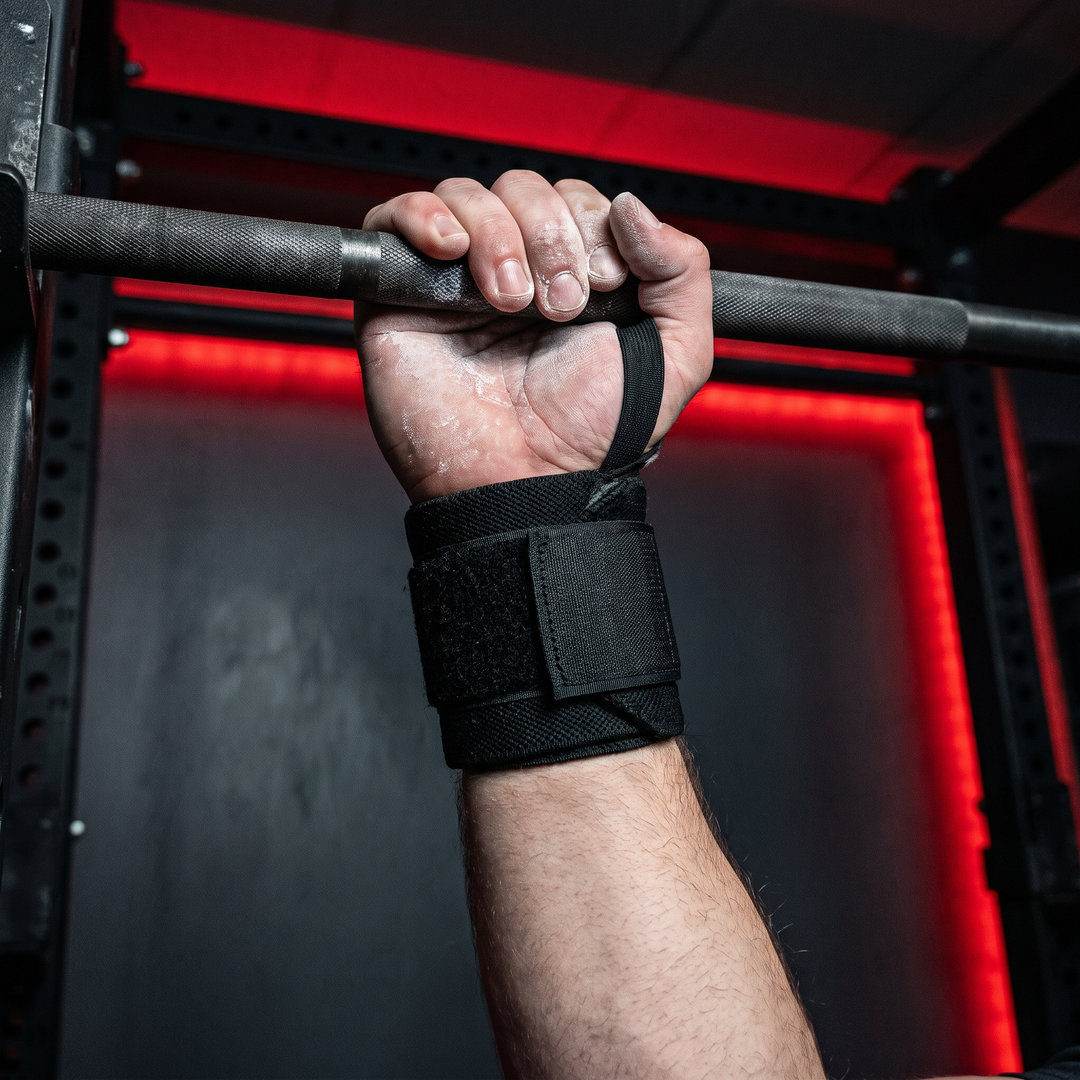 Adjustable Wrist Wraps Wrist Support Straps for Gym Weightlifting Strength Training Wristbands Hand Bandage Brace for Home Workout Fitness Recovery - Wrist Detail
