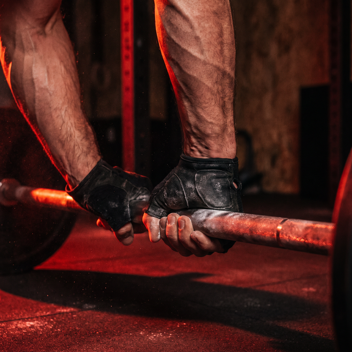 Professional Fingerless Gym Gloves Breathable Anti-Slip Half Finger Training Gloves for Men Women Fitness Cycling Weightlifting Workout - Grip Detail