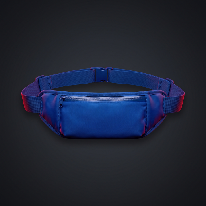 Adjustable Running Waist Bag Waterproof Fanny Pack Sports Belt Bag Phone Holder Gym Bag for Men Women Outdoor Fitness Workout - Blue