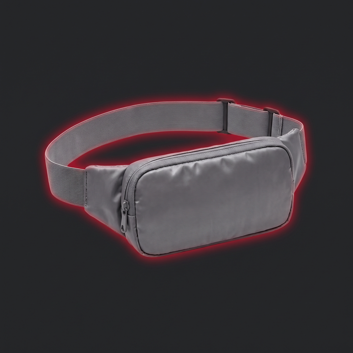 Adjustable Running Waist Bag Waterproof Fanny Pack Sports Belt Bag Phone Holder Gym Bag for Men Women Outdoor Fitness Workout - Gray
