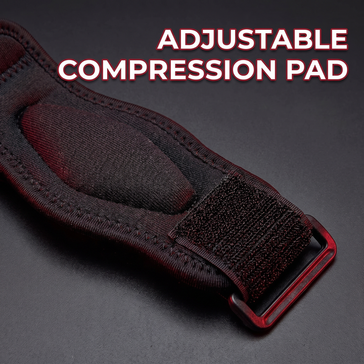 Adjustable Tennis Elbow Brace Strap for Tendonitis Joint Pain Relief Elbow Support for Gym Basketball Tennis Golf Elbow Protector Forearm Band - compression pad detail