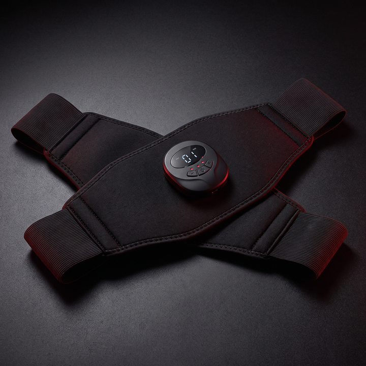 Professional EMS Muscle Stimulator Belt Abdominal Toner ABS Trainer Arm Leg Thigh Body Exerciser Massager for Home Gym Fitness Workout Recovery - hero product shot