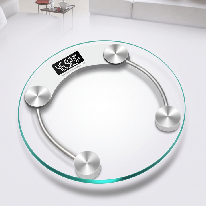 Professional Digital Body Weight Scale USB Rechargeable Precision Health Scale for Home Use Adults Weight Tracking Fitness Monitoring - White