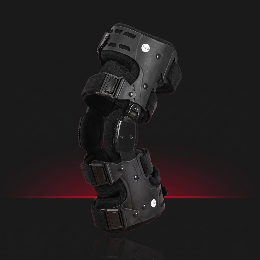 Adjustable OA Unloader Knee Brace Joint Support Patella Stabiliser for ACL Meniscus Injury Pain Relief Rehabilitation Knee Support for Men Women Home Gym - Left