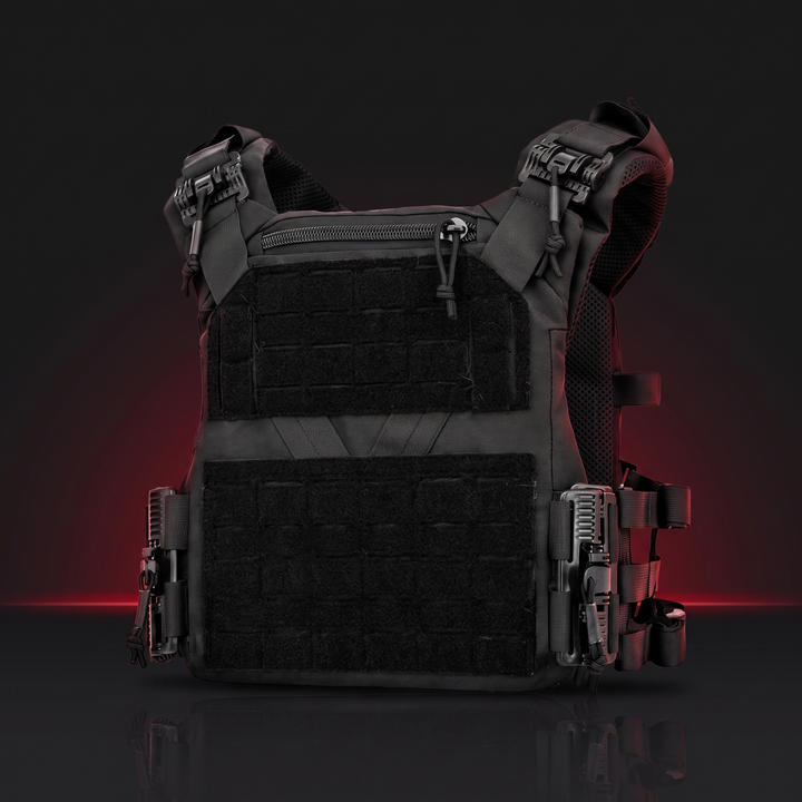 Professional Tactical Plate Carrier Vest Full Size MOLLE Chest Rig Adjustable Cummerbund Quick Release Airsoft Outdoor Training Gear Lightweight