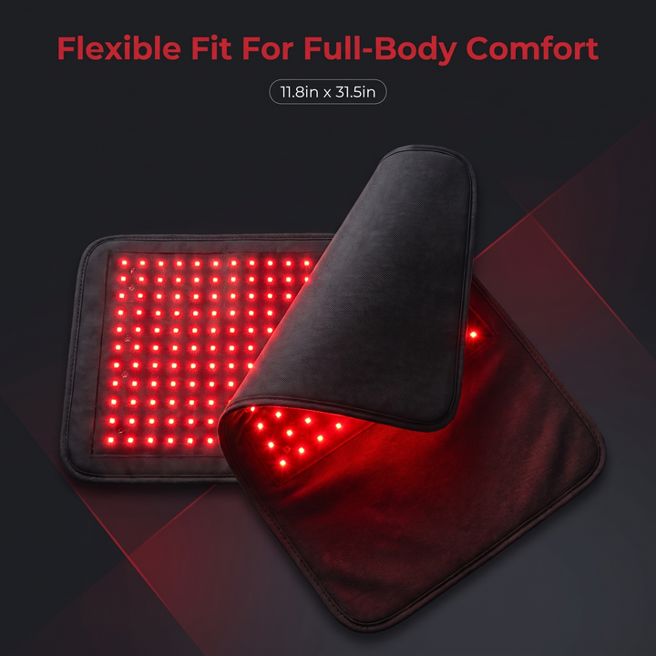 Infrared Red Light Therapy Pad - flexible fit, 11.8in x 31.5in