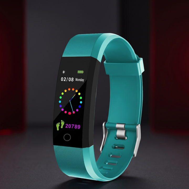 Kids Fitness Tracker Watch in green - touchscreen kids smartwatch