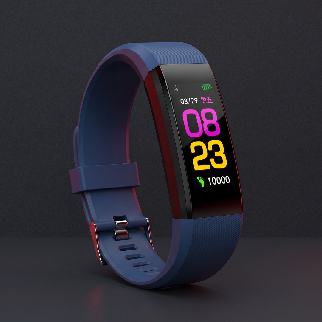 Kids Fitness Tracker Watch in blue - touchscreen kids smartwatch